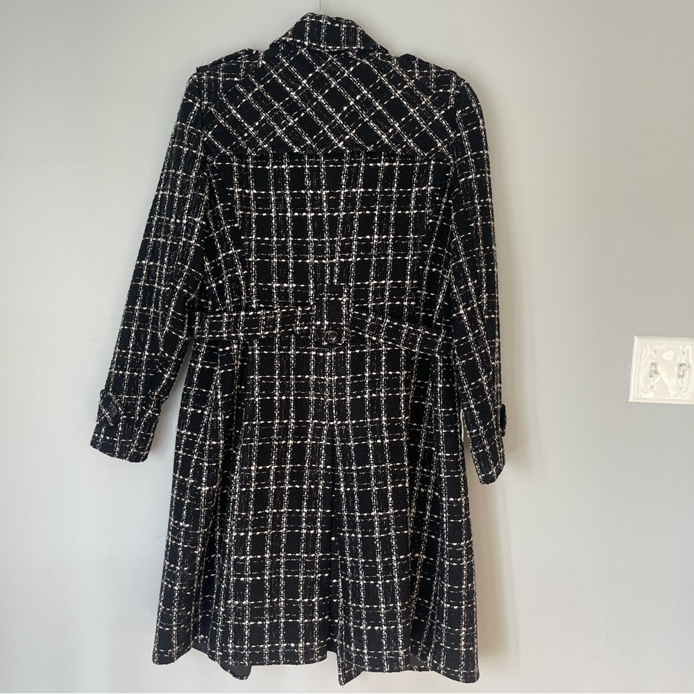 LonaLineTweed Pea Coat Double Breasted Large Classy - Picture 8 of 13